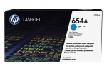 HP        Toner-Modul 654A          cyan